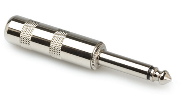 PLG-025S-BULK CONNECTOR, 1/4 IN TRS